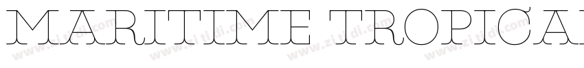 Maritime Tropical Ne字体转换